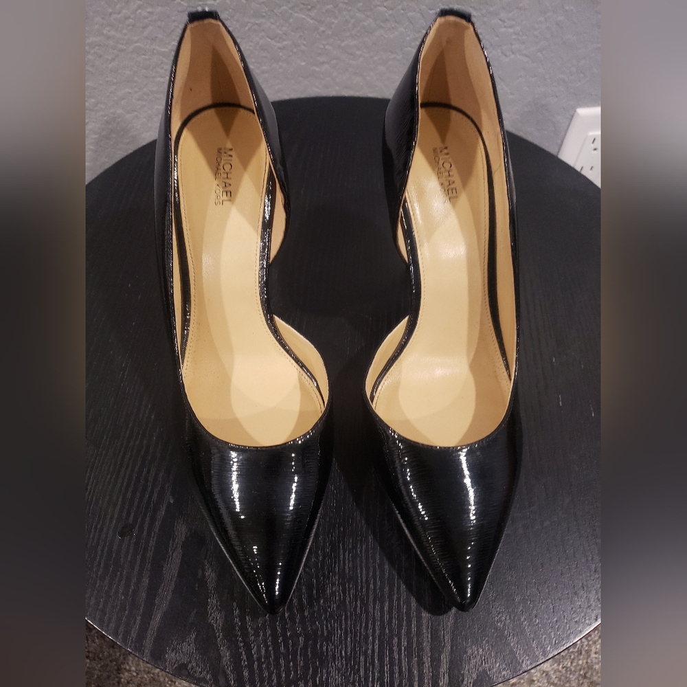 Michael Michael Kors Black Patent Heels